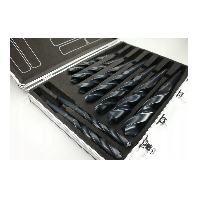 HSS Metal Drill Bit Set 14.5–30mm with Morse Taper MK2 & MK3 | CORMAK