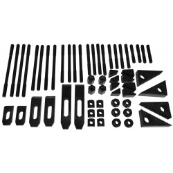 M14 Clamping Kit for 16mm T-Slots 58 pcs | Milling Table Fixture Set | CORMAK