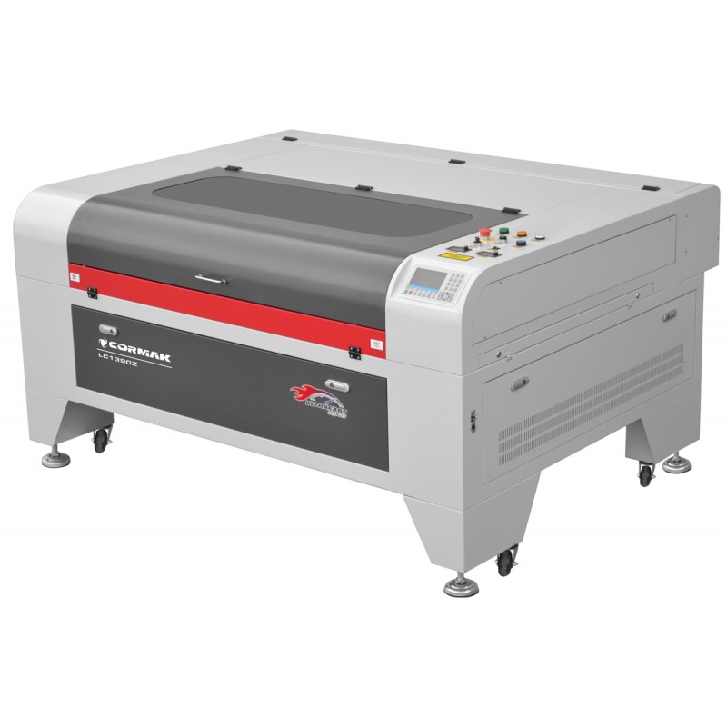 CO₂ Laser Cutter and Engraver CORMAK LC1390ZD2 – Dual Head | 1300x900 mm | CORMAK