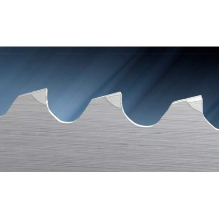 Band-saw with cutting edges of sintered carbides HM-Titan MUSN