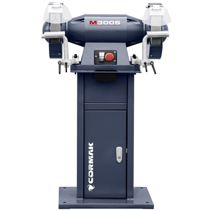 Double-Disc Bench Grinder CORMAK M300S with Stand | CORMAK