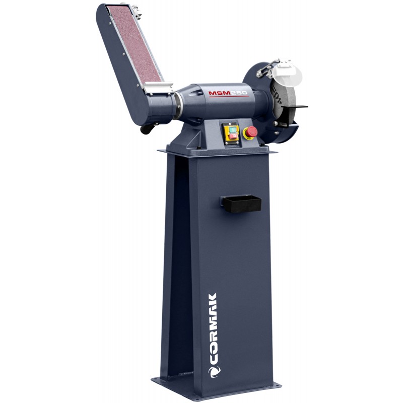 Multifunctional Belt and Disc Grinder CORMAK MSM250 with Stand | CORMAK