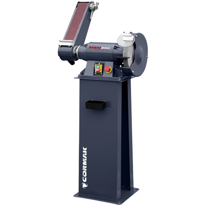 Multifunctional Belt and Disc Grinder CORMAK MSM250 with Stand | CORMAK