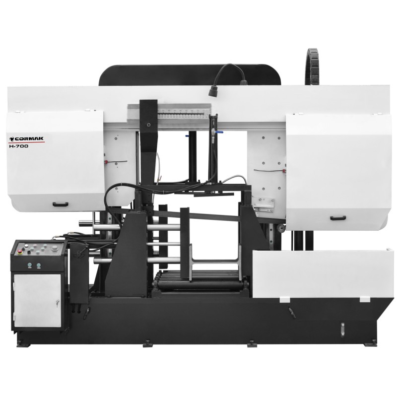 Dual-Column Semi-Automatic Metal Bandsaw CORMAK H65/80 | Industrial Precision Saw | CORMAK