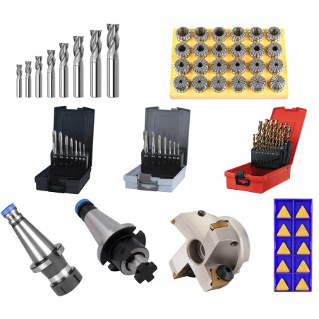 Milling Machine Starter Tool Set CORMAK ISO50 | Industrial Tooling Kit | CORMAK