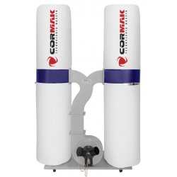 Wood Dust and Chip Extractor CORMAK FM300SA | Industrial 2.2 kW Dust Collector | 4 Filter Bags