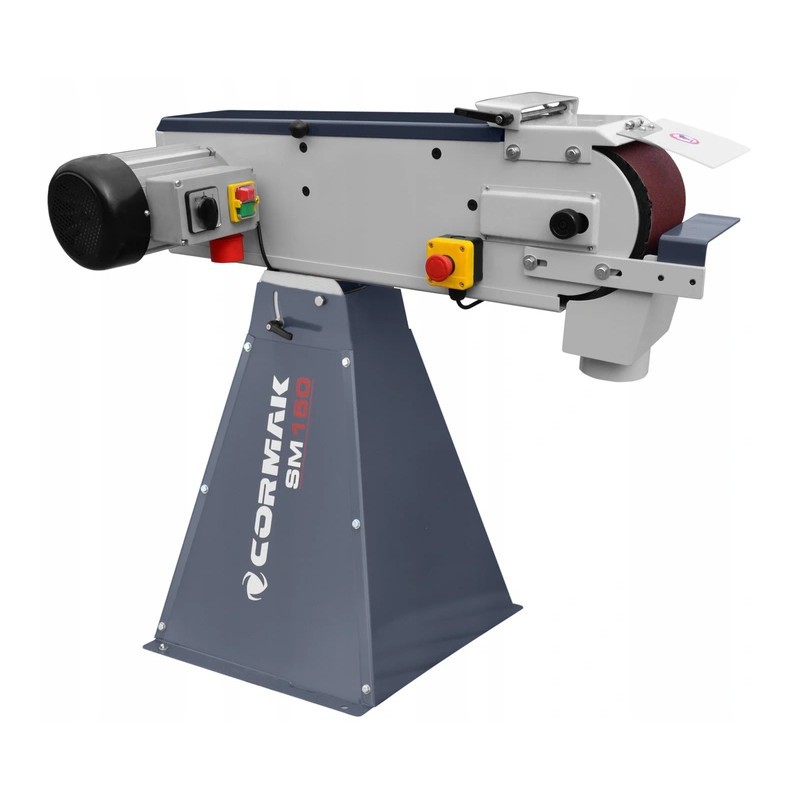 Belt Grinding Machine for Metal CORMAK SM150 | Two-Speed Industrial Grinder | CORMAK