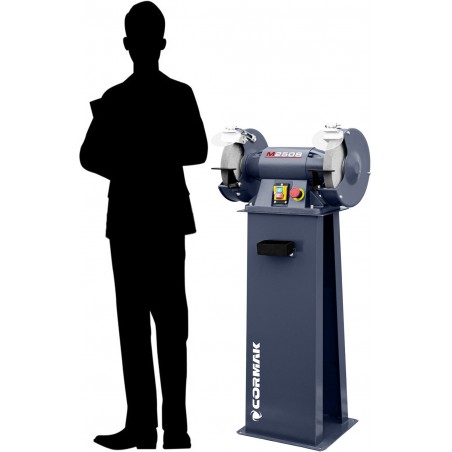 Double-Disc Bench Grinder CORMAK M200S with Stand | CORMAK