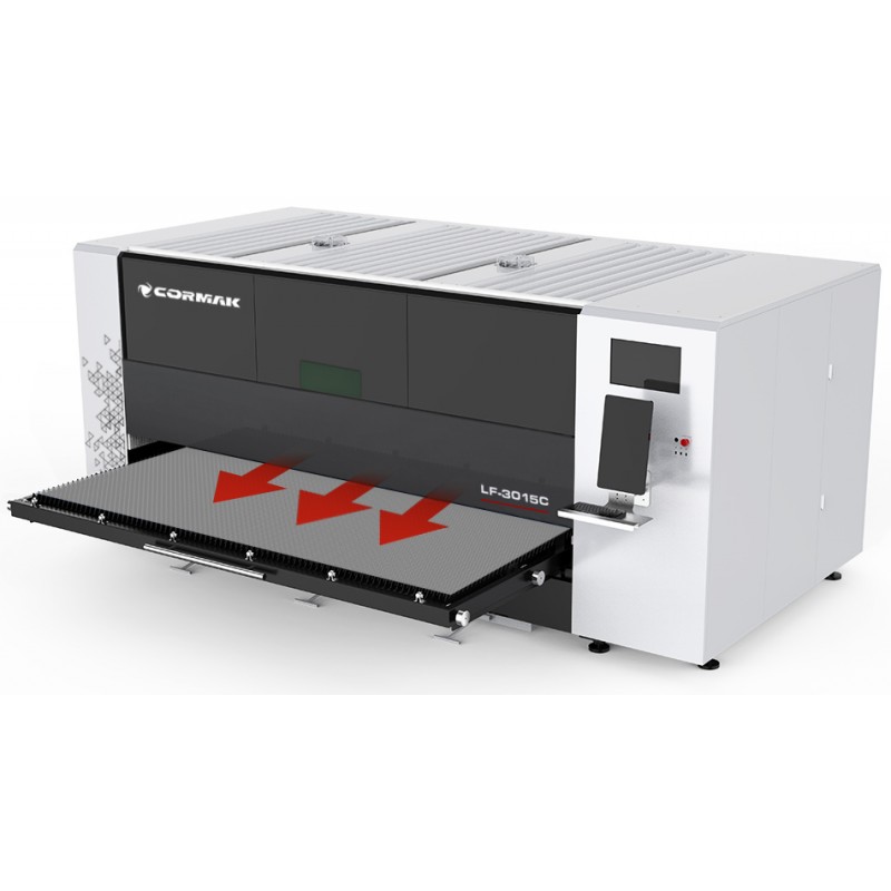 Fibre Laser Cutter CORMAK FIBER LF3015C | 3000×1500 mm Fully Enclosed Laser | CORMAK
