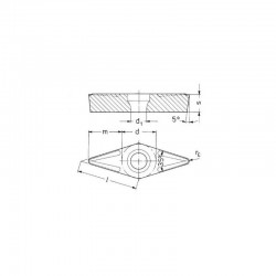 Turning Insert CORMAK VBMT1604 Set 10 pcs for Steel and INOX | CORMAK