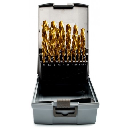 Cobalt Drill Bit Set CORMAK HSSE TiN 1–13mm (25pcs) | Professional Metal Drilling | CORMAK