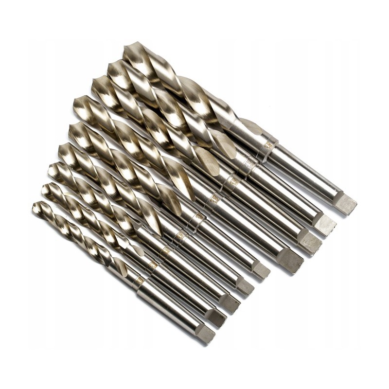 Ground Drill Bit Set CORMAK HSS 14.5–30mm (9pcs) | Professional Metal Drilling | CORMAK