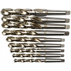 Ground Drill Bit Set CORMAK HSS 14.5–30mm (9pcs) | Professional Metal Drilling | CORMAK