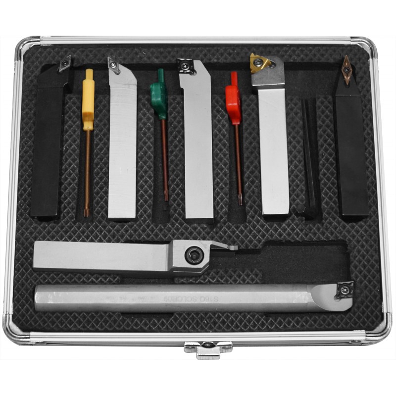 Lathe Turning Tool Set 16x16mm – 7 pcs | CORMAK