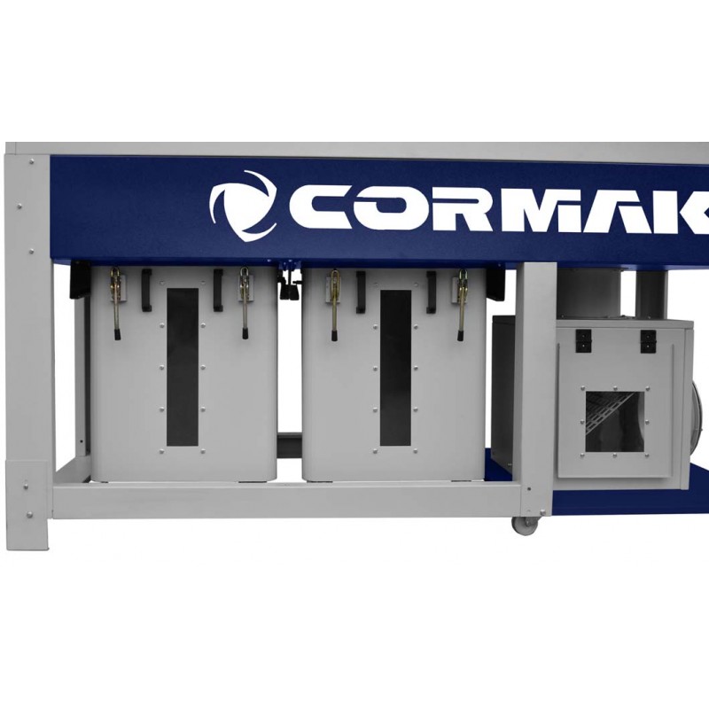 Industrial Wood Dust and Chip Extractor CORMAK DCV6500TC VIBER | Central Extraction System | CORMAK