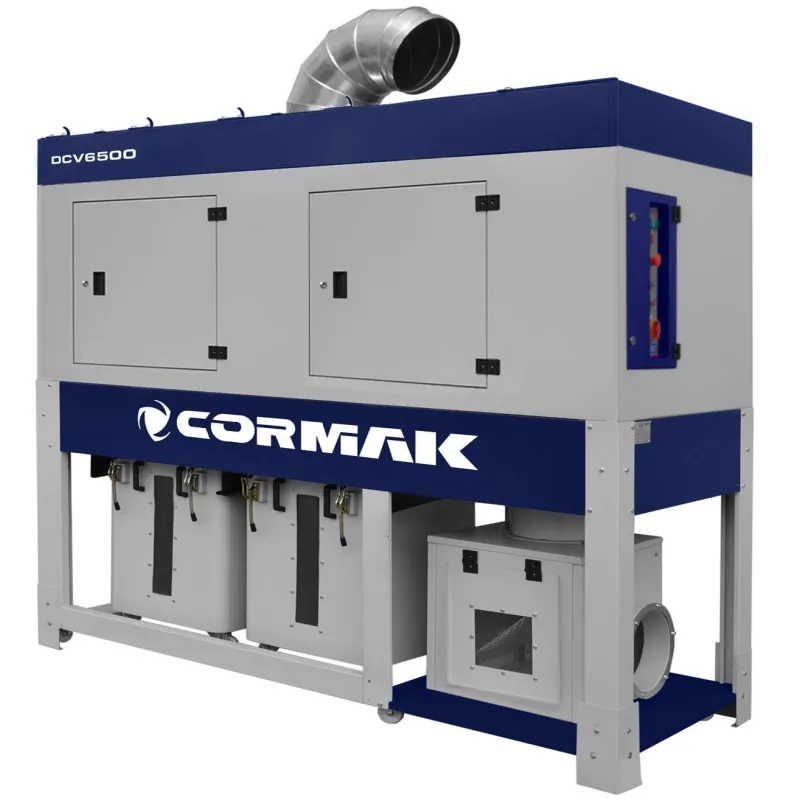 Industrial Wood Dust and Chip Extractor CORMAK DCV6500TC VIBER