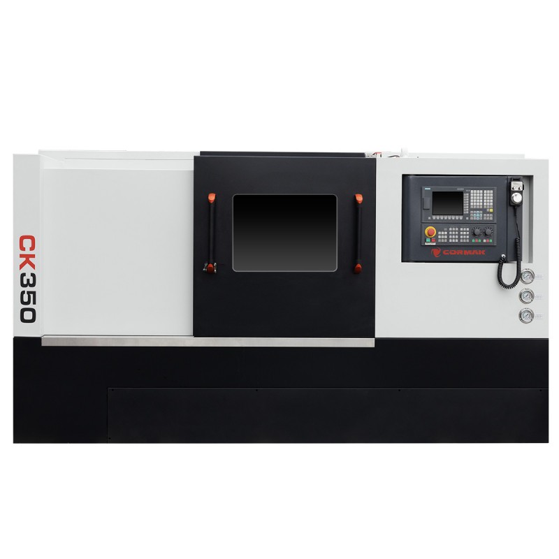 CNC Lathe CORMAK 350x1000 Hydraulic Chuck 12 Tools SIEMENS 808D | CORMAK