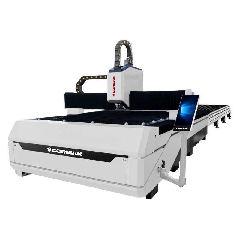 Fibre Laser Cutter CORMAK FIBER LF3015EPT 4000W with Exchange Table | Industrial Sheet Metal Laser | CORMAK