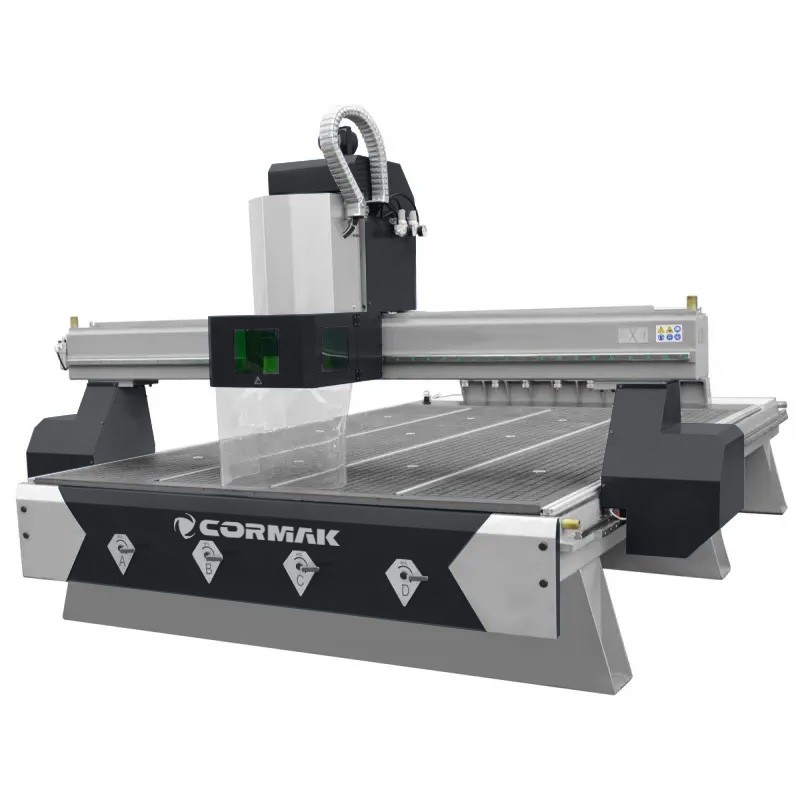 CNC Milling Machine / CNC Router CORMAK C2040 ATC PREMIUM 2100x4100 | Hybrid Table | CORMAK