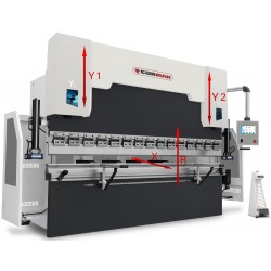 Hydraulic Press Brake CORMAK ULTIMATE 130x3200 Cybelec 4+1 Axis Servo | CORMAK