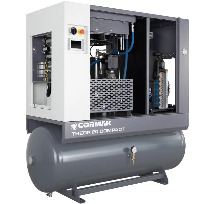 Screw Compressor CORMAK THEOR 20 COMPACT 15kW 10bar with Air Dryer