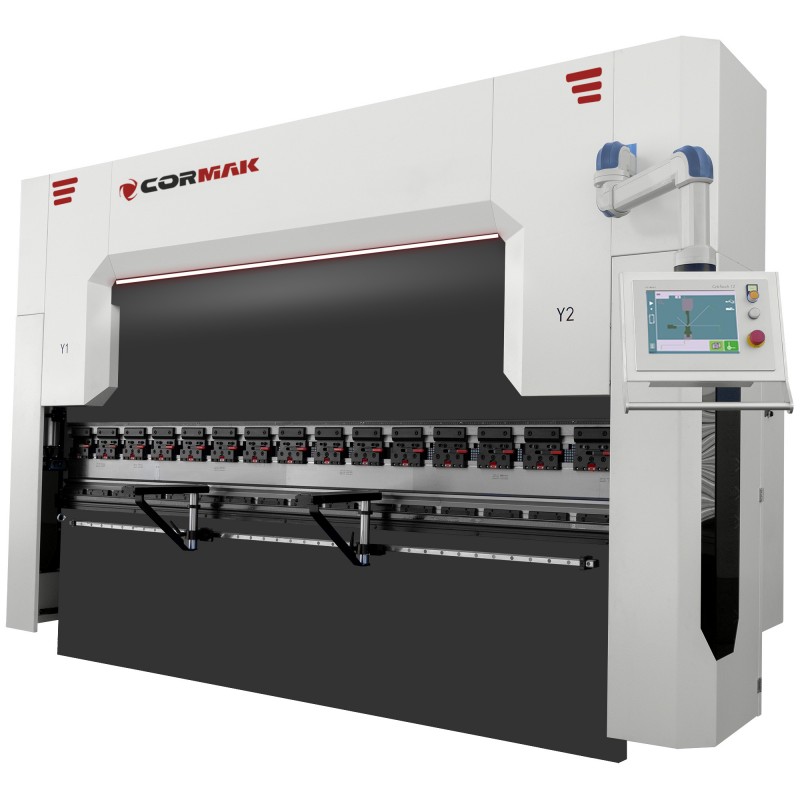 Hydraulic Press Brake CORMAK ULTIMATE 130x3200 Cybelec 4+1 Axis Servo | CORMAK