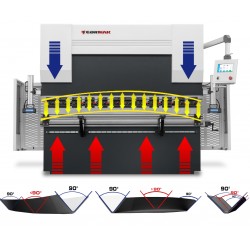Hydraulic Press Brake CORMAK CNC SERVO EURO PB 200x2500 | Industrial Sheet Metal Bending Machine | CORMAK