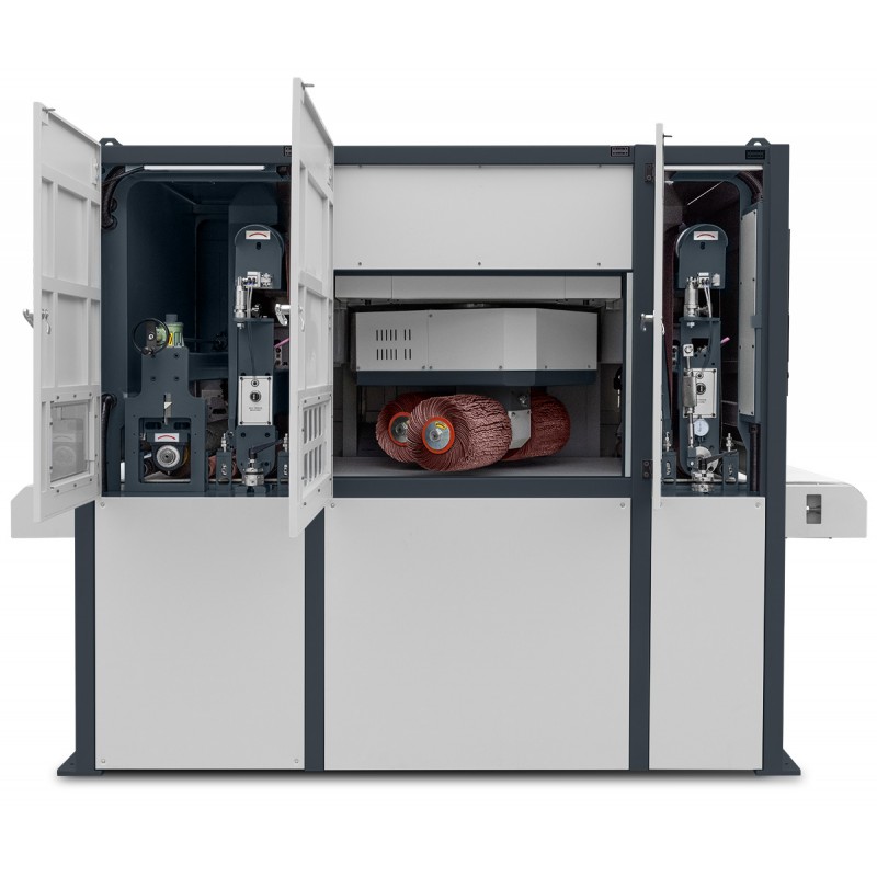 Wide Belt Metal Deburring and Edge Rounding Machine CORMAK SG1000R | CORMAK