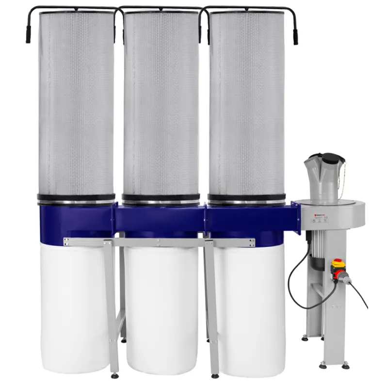 Wood Dust and Chip Extractor CORMAK FM350 with Fine Dust Filters