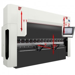 Hydraulic Press Brake CORMAK CNC ULTIMATE 4+1 160×4000 DA-53TX | Industrial Sheet Metal Bending Machine | CORMAK