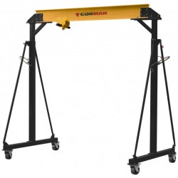 Mobile Gantry Crane CORMAK PK1 1T 1000kg Adjustable Height | CORMAK