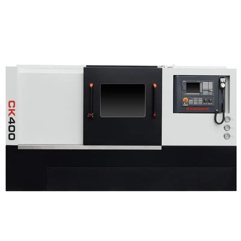 CNC Slant Bed Lathe CORMAK 400x500 Hydraulic Chuck 12 Tools | CORMAK
