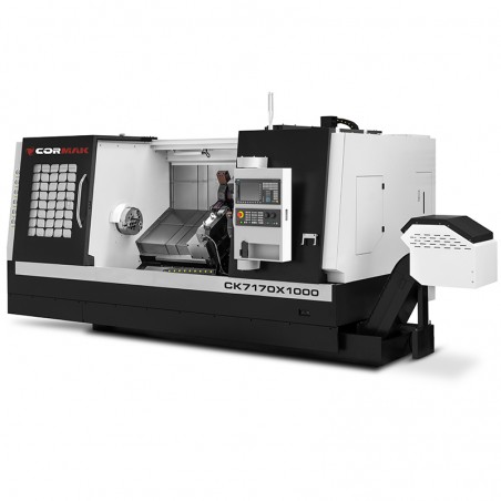 CNC Lathe CORMAK CK7170x1000 Hydraulic Chuck 12-Position Turret Siemens | CORMAK