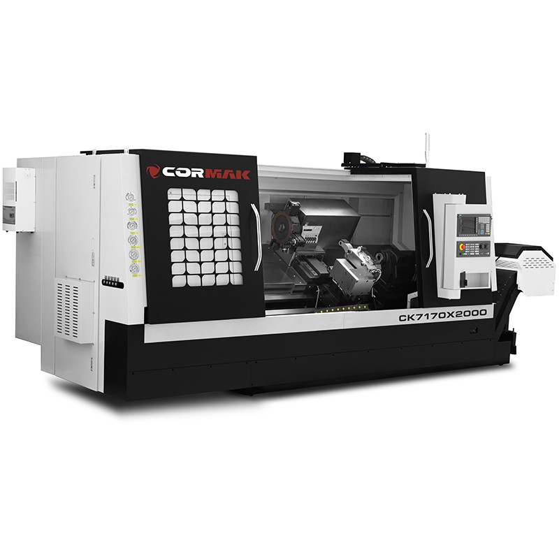 CNC Lathe CORMAK CK7160x3000 Hydraulic Chuck 12-Position Turret | CORMAK