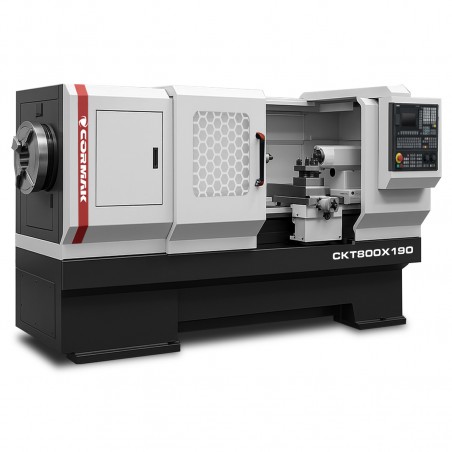 CNC Pipe Lathe CORMAK CKT800x2000 130 mm Spindle Bore | CORMAK