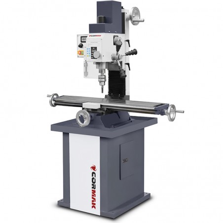 Drilling–Milling Machine CORMAK HK25L VARIO with Stand | Compact Bench Mill | CORMAK