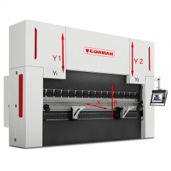 Hydraulic Press Brake CORMAK CNC SERVO ELITE 160×3200 DA-58T | CNC Sheet Metal Bending Machine | CORMAK