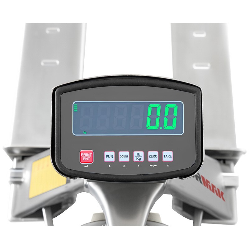 Stainless Steel Pallet Truck with Scales CORMAK SP2000-304 | CORMAK