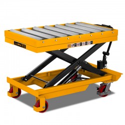 Platform Scissor Lift Trolley with Rollers CORMAK TA50R 500kg 1000mm | CORMAK