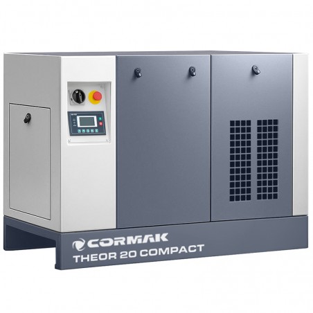 Screw Compressor CORMAK THEOR 20 COMPACT 15kW 2000L/min 10bar with Integrated Air Dryer