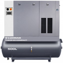 Screw Compressor CORMAK THEOR 20 COMPACT 15kW 10bar with Air Dryer