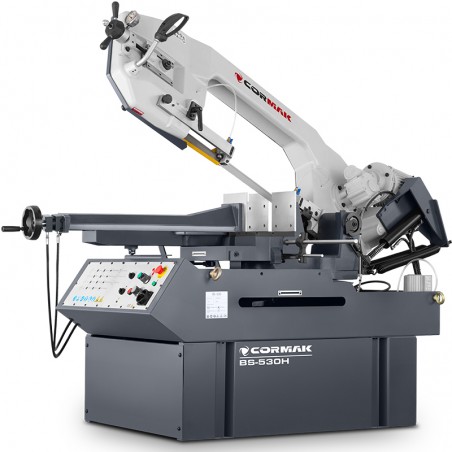 Semi-Automatic Metal Band Saw CORMAK BS530H | Industrial Cutting | CORMAK