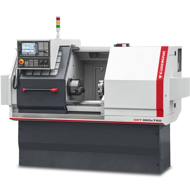 CNC Lathe CORMAK CKT360x750 Hydraulic Chuck SIEMENS SINUMERIK 808D | CORMAK