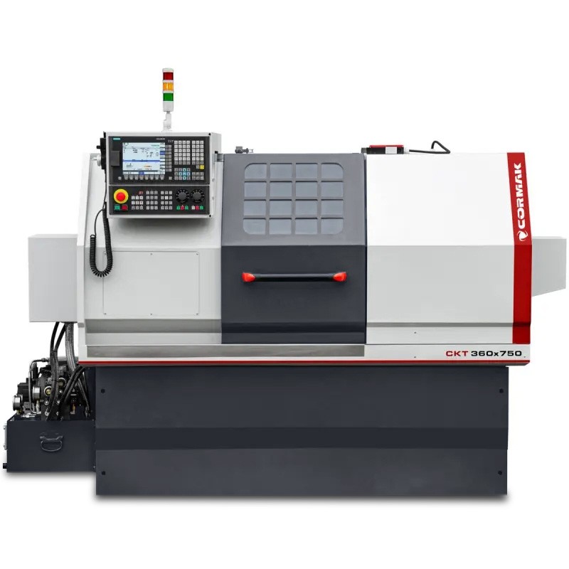 CNC Lathe CORMAK CKT360x750 Hydraulic Chuck SIEMENS SINUMERIK 808D | CORMAK