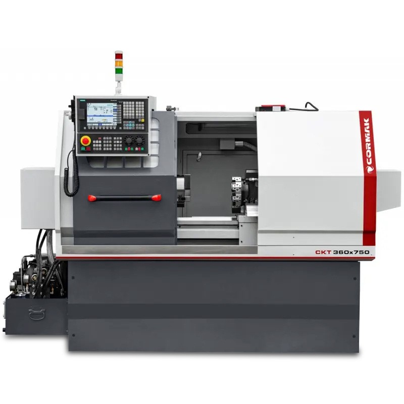 CNC Lathe CORMAK CKT360x750 Hydraulic Chuck SIEMENS SINUMERIK 808D | CORMAK
