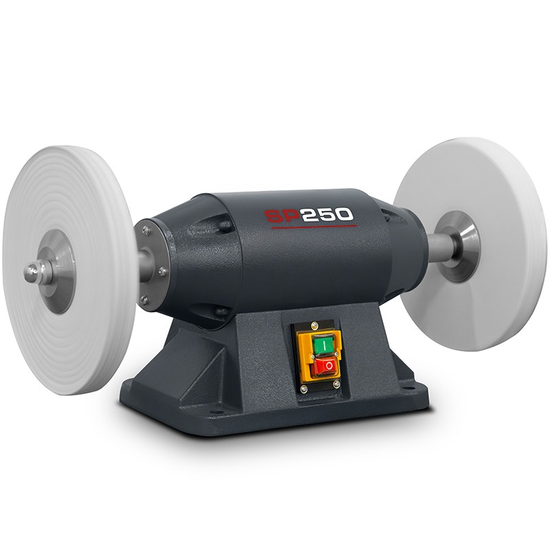 Bench Buffer and Polisher CORMAK SP250 for Metal Finishing | CORMAK