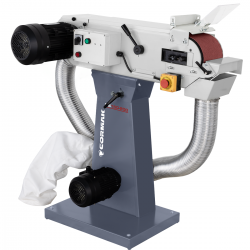 Belt Grinder for Metal CORMAK BS75-200 with Dust Extraction | CORMAK