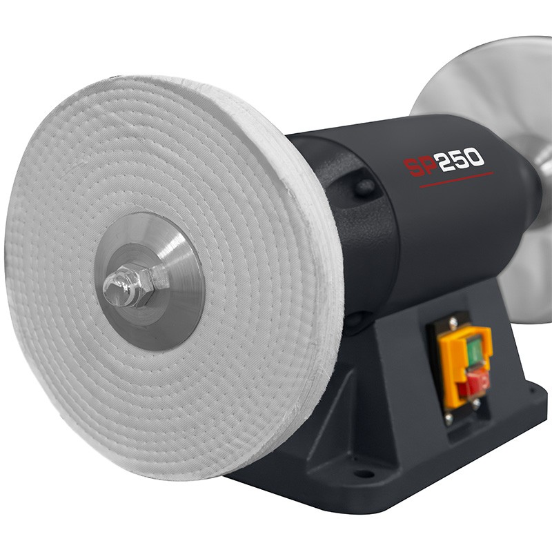 Bench Buffer and Polisher CORMAK SP250 for Metal Finishing | CORMAK