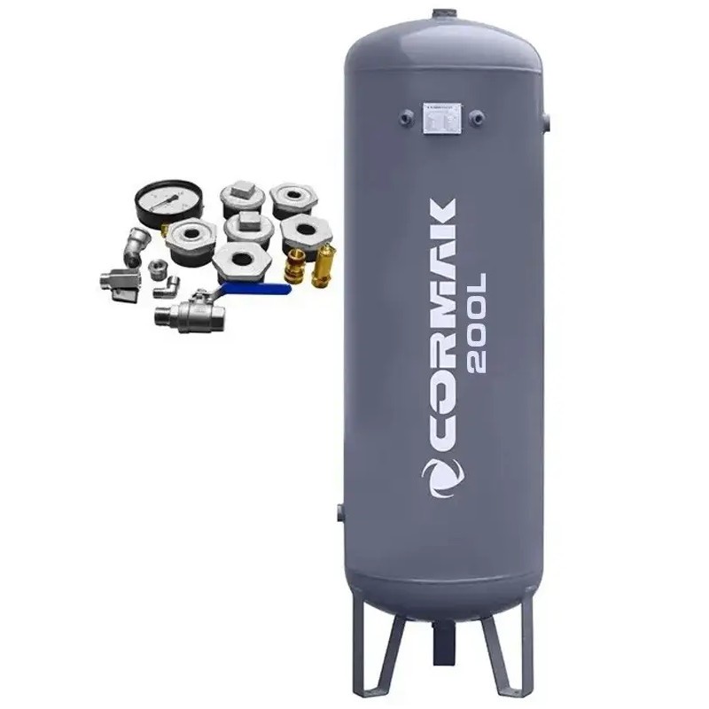 Screw Compressor Set LUFT 400 + N10S Dryer + 200L Air Tank | CORMAK