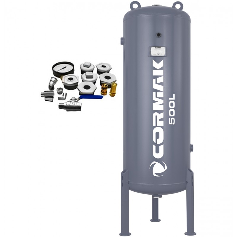 Screw Compressor 5.5kW 500L Tank VSD | CORMAK